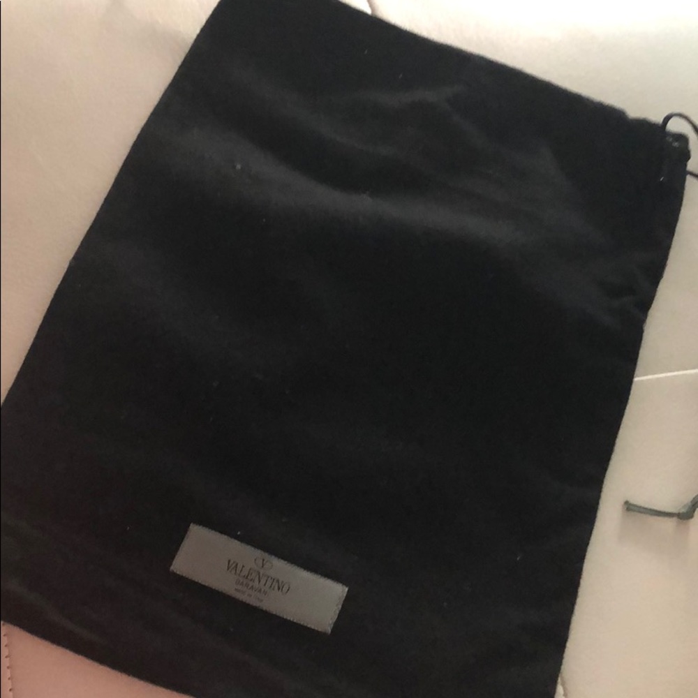 Valentino shoe bag dust bag black